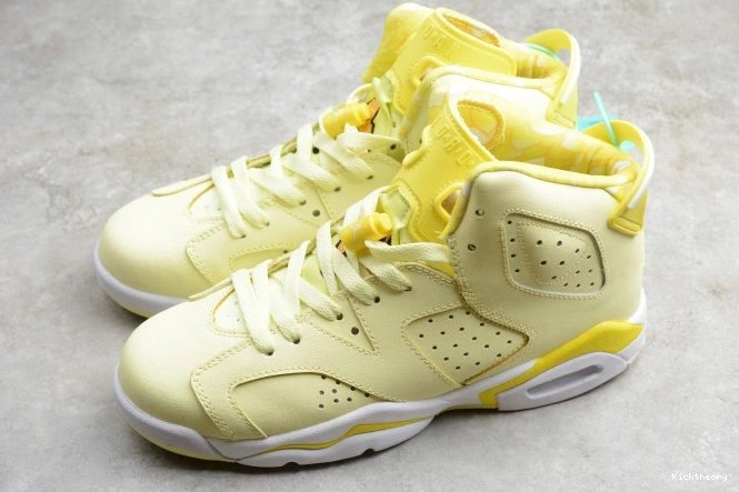 Kicktheory Dynamic (GS) Jordan Floral Air 543390-800 Retro Yellow 6 0721